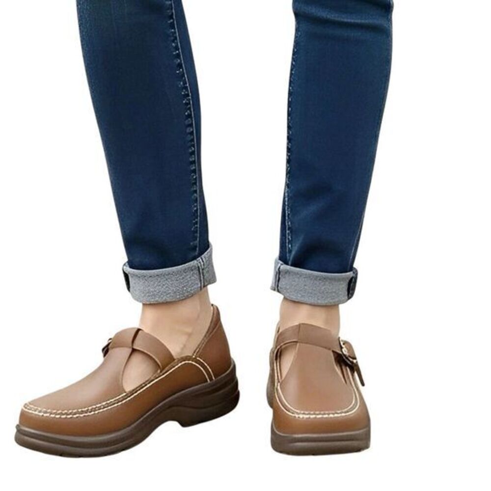 Dr. Comfort Womens Shoes Loafers Sz 5.5 XW Orthopedic Diabetic  Preppy  Office